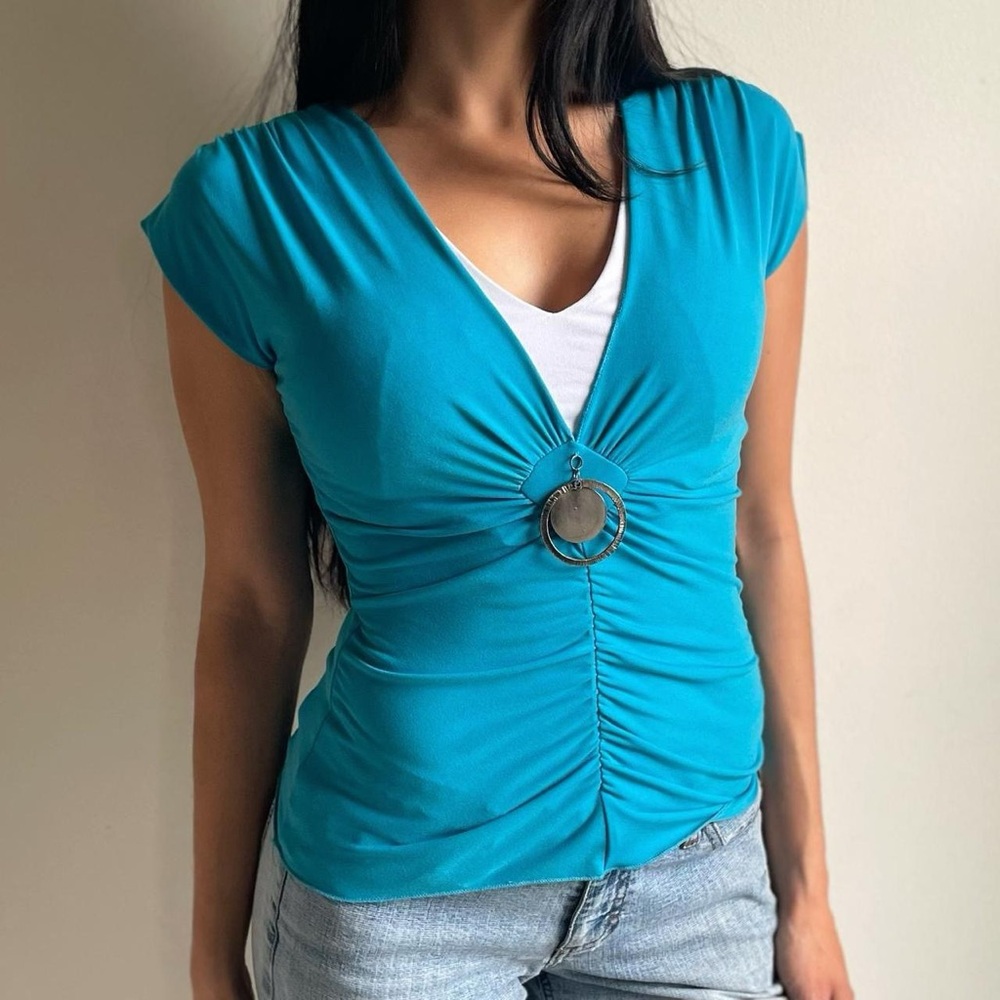 IZ Byer Layered V-Neck Top